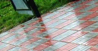 Профессиональная укладка цементной тротуарной плитки в Люберцах в октябре