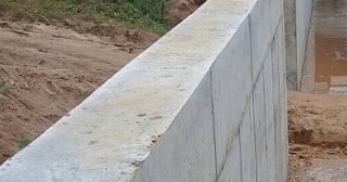 Строительство подпорной стенки из бетона в Люберцах в октябре